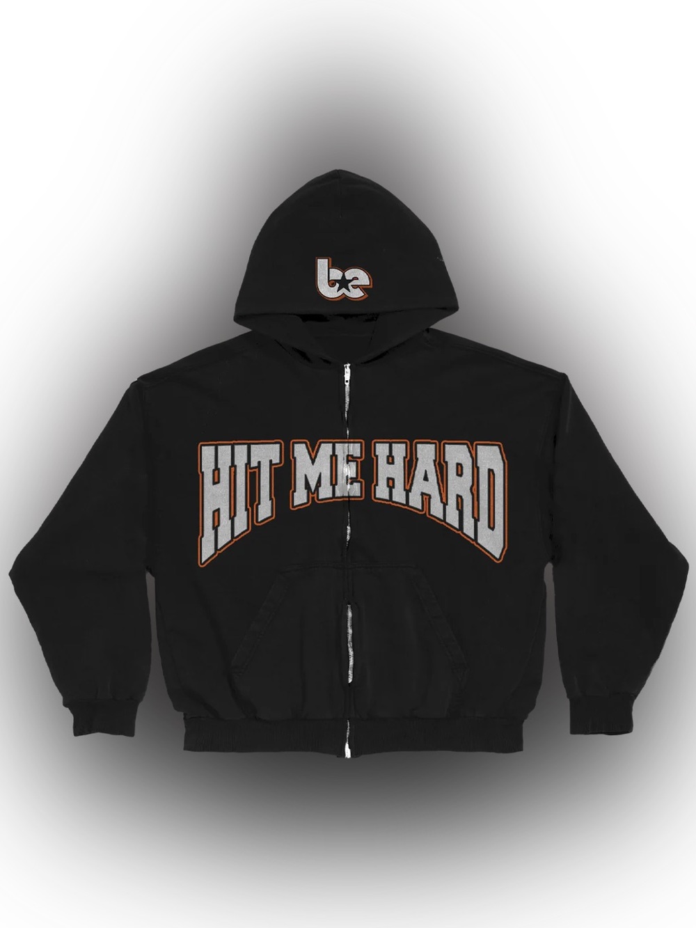 Billie Eilish Unisex Black 'Hit Me Hard And Soft Tour Zip-Up Hoodie Size S